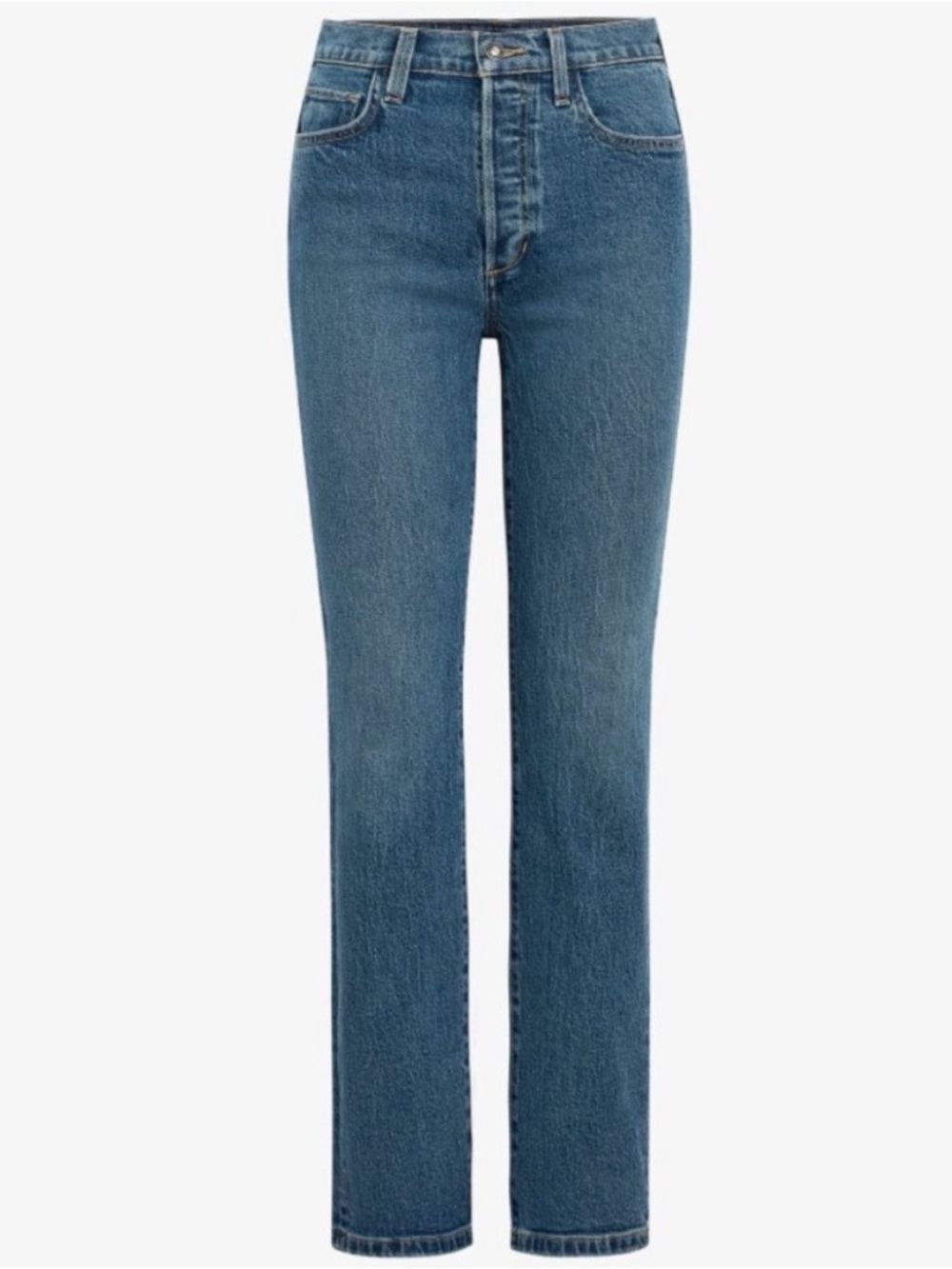 Favorite Daughter Vivi High-Rise Straight Leg Jeans - Iris